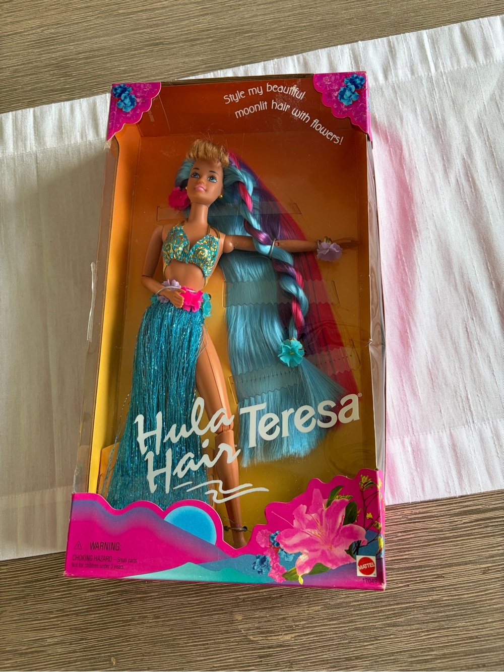 1996 Mattel Barbie Hula Hair Teresa Doll